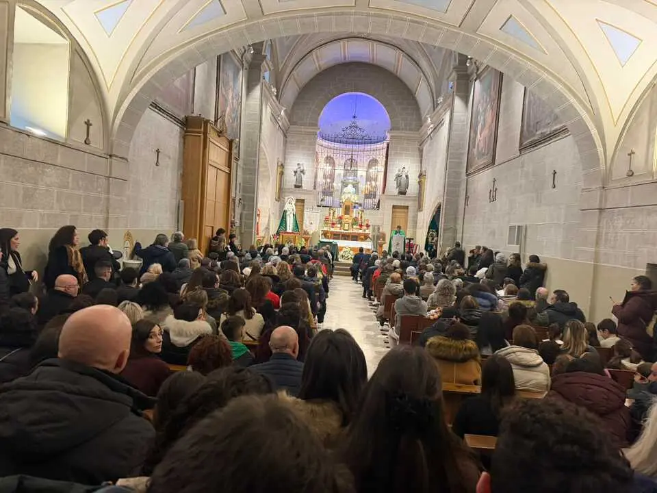 Celebraci&oacute;n de la Palabra en la Iglesia convento del Tr&aacute;nsito, Foto Vicente Marcos