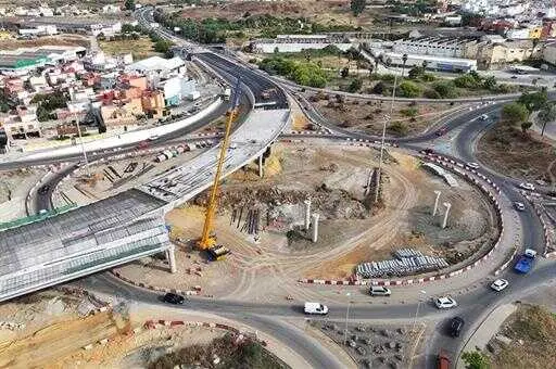 Obras del acceso Sur al Puerto Bah&iacute;a de Algeciras