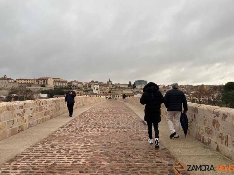 el r&iacute;o Duero a su paso por Zamora en un d&iacute;a nublado _27