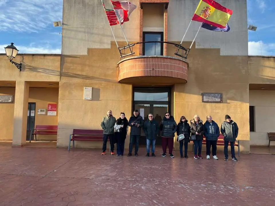 Miembros de la asociaci&oacute;n en Villardondiego