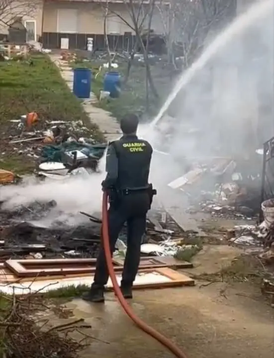 incendio en una Villanueva de Valrojo