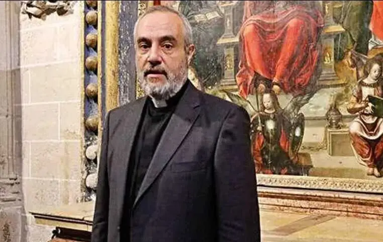 Jos&eacute; &Aacute;ngel Rivera de las Heras. capellan Via Crucis