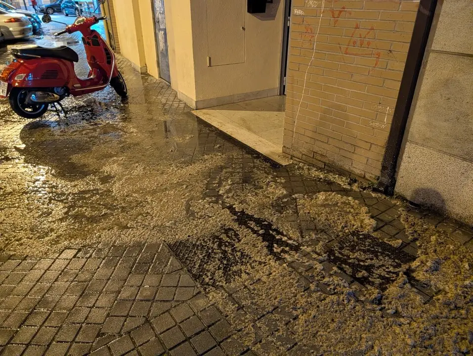 Cristo rey aguas fecales