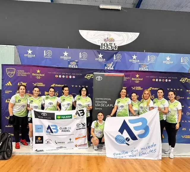Equipo AB Club de P&aacute;del Toyota V&iacute;a de la Plata de SNP