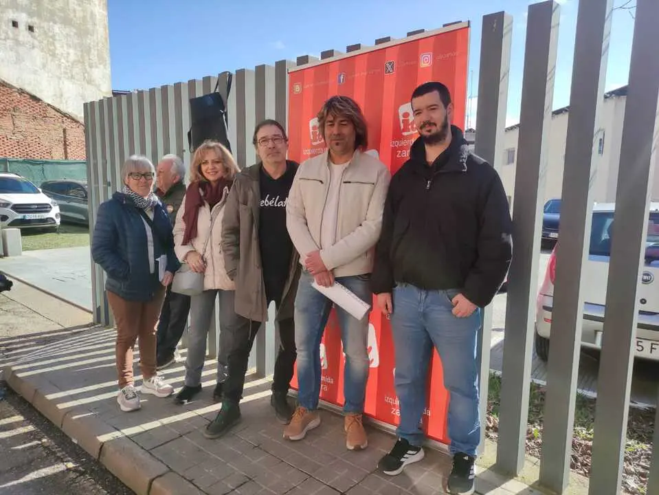 Izquierda Unidad. en el Hospital de Benavente