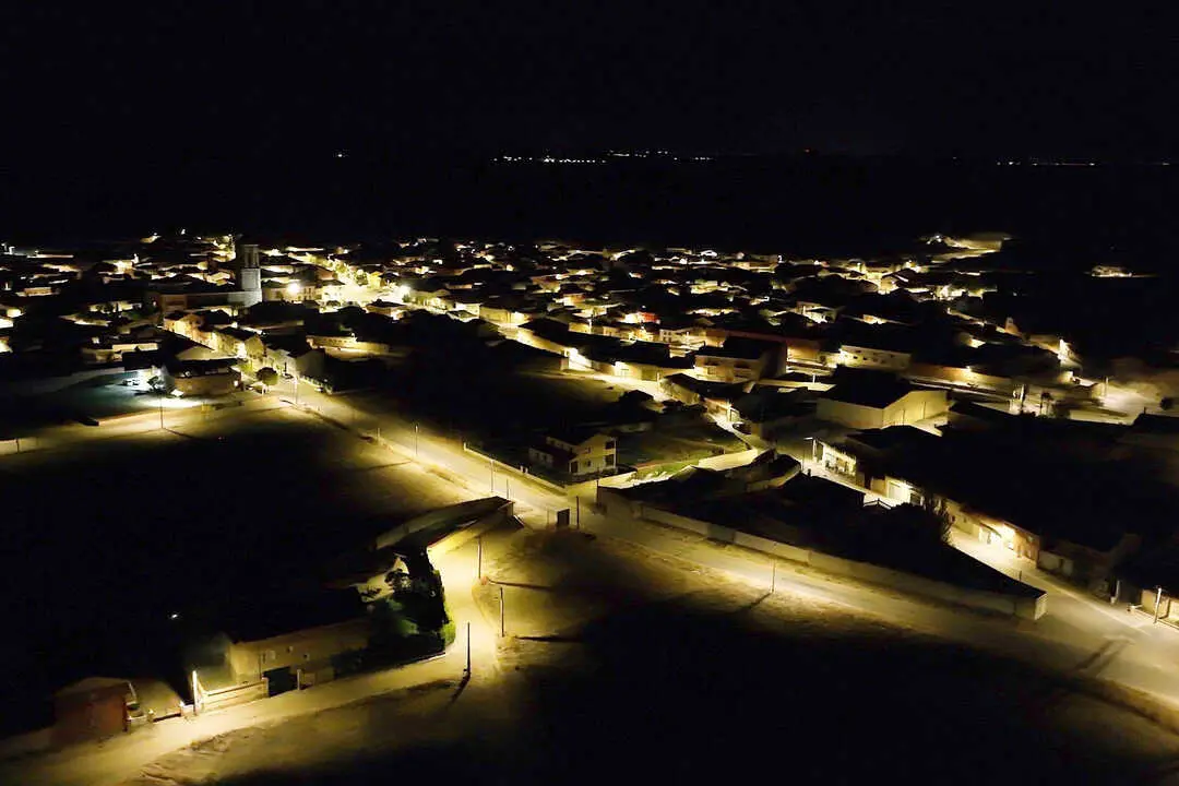 Villarr&iacute;n de Campos de noche