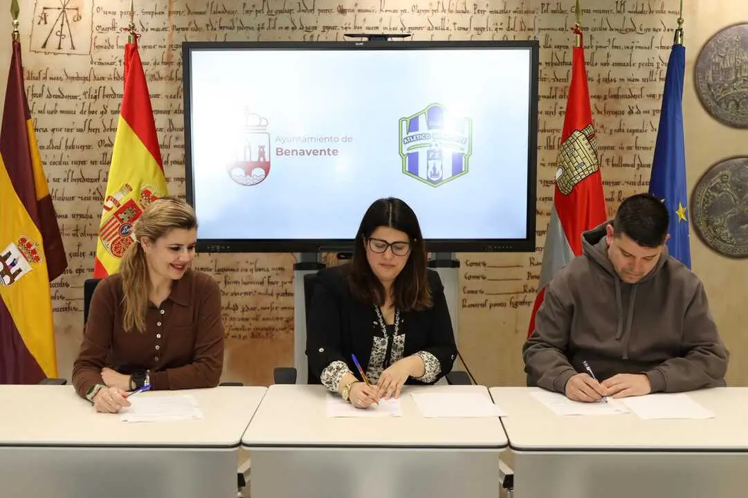 Convenio Ayuntamiento de Benavente y Club Atl&eacute;tico Benavente FS