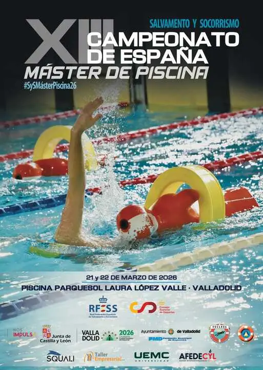 Cartel XIII Cto Espa&ntilde;a M&aacute;ster de Piscina