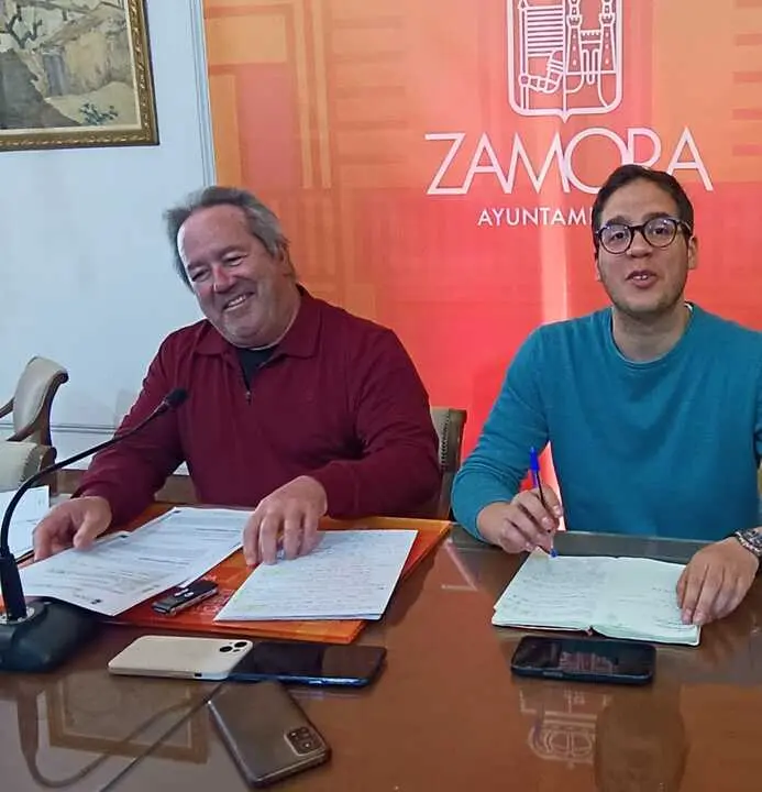 Rueda de prensa del alcalde y el concejal Pablo Novo. Imagen de archivo