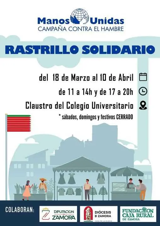 Rastrillo Solidario Manos Unidas Zamora