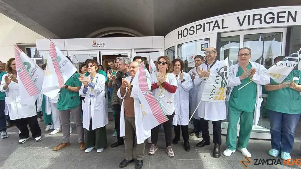 Huelga de m&eacute;dicos Zamora _2