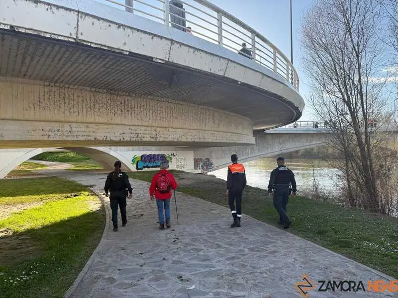 simulacro de una persona desaparecida en Zamora _20