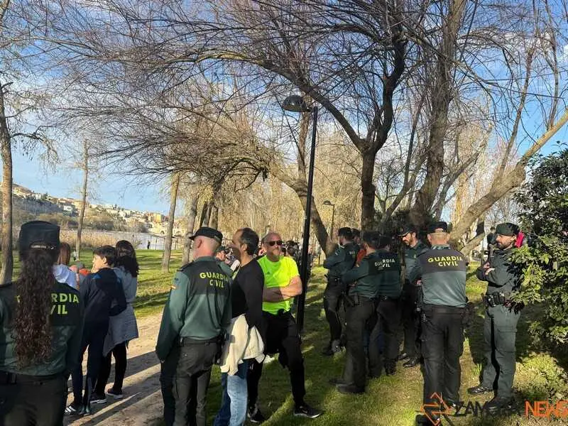 simulacro de una persona desaparecida en Zamora _25
