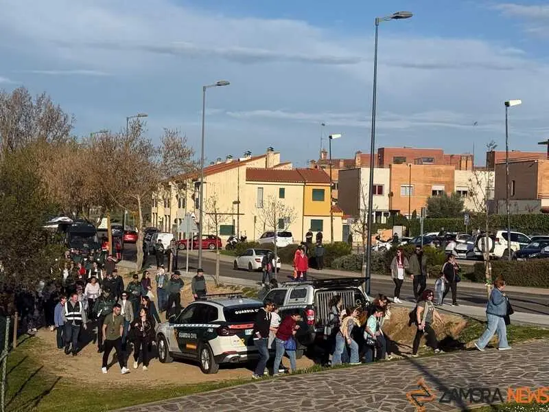 simulacro de una persona desaparecida en Zamora _31