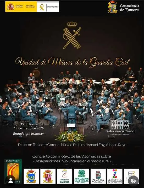Concierto de la Unidad de M&uacute;sica la Guardia Civil
