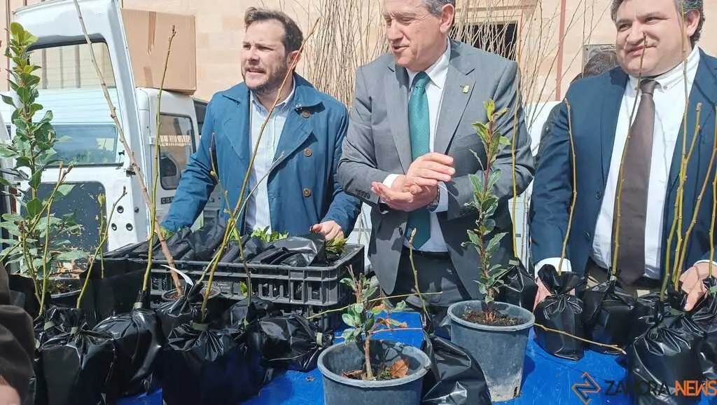 reparto de plantas Diputaci&oacute;n de Zamora 