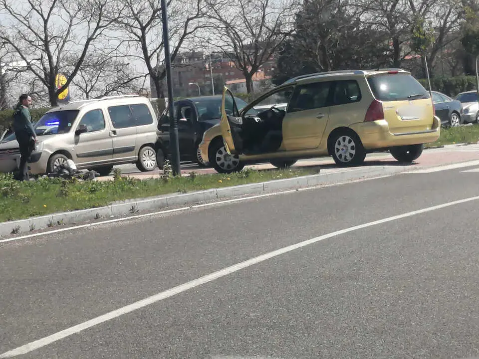 Colisi&oacute;n entre un turismo y un patinete Zamora