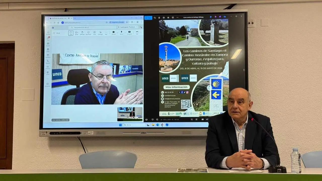 UNED Zamora y Oresne presentan nuevo curso Camino de Santiago