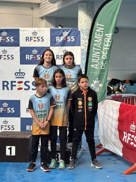 campeonato B&eacute;tera parte del equipo infantil