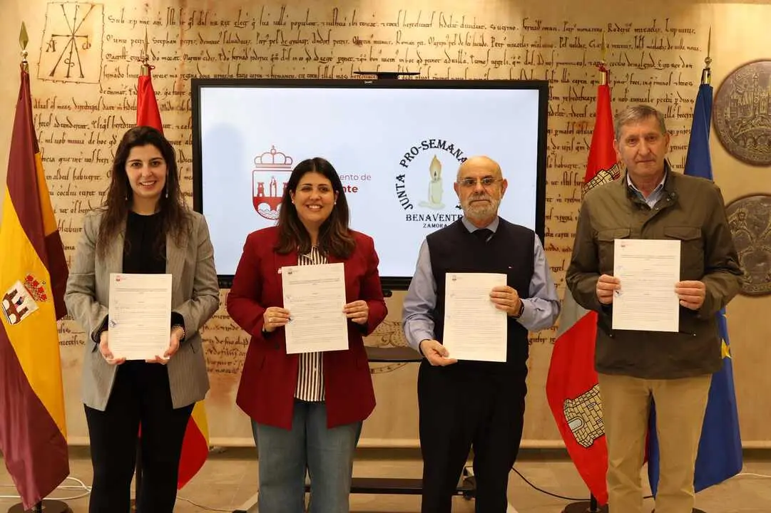 Convenio Ayuntamiento de Benavente y Junta pro Semana Santa