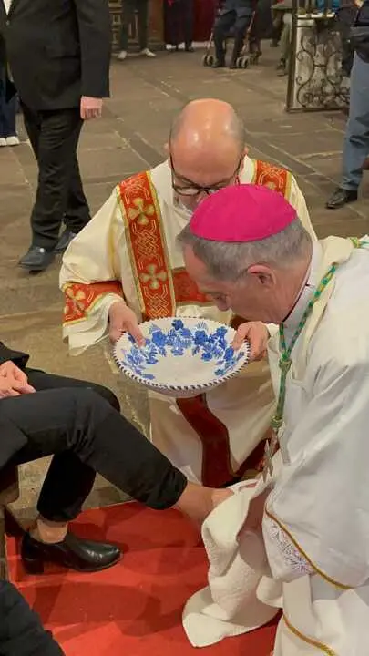 Lavatorio de los pies en la Di&oacute;esis de Zamora