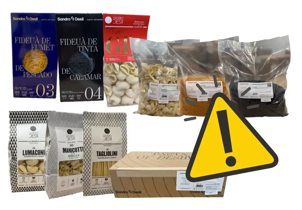 pastas Sandro Desii - imagen FACUA