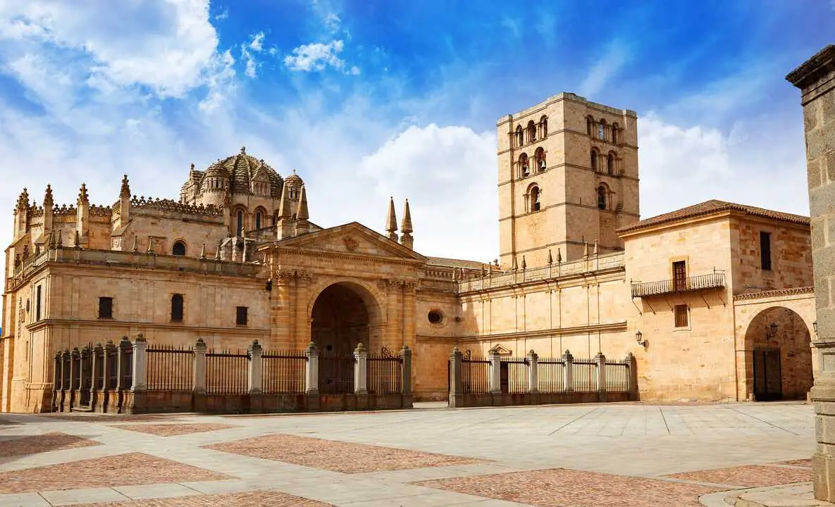 Zamora Cathedral in Spain by Via de la Plata way to Santiago