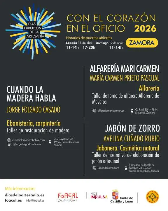 Cartel con la programaci&oacute;n