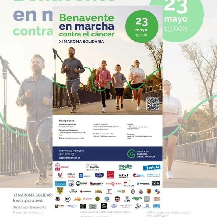 Benavente Contra el C&aacute;ncer X Maroma Solidaria