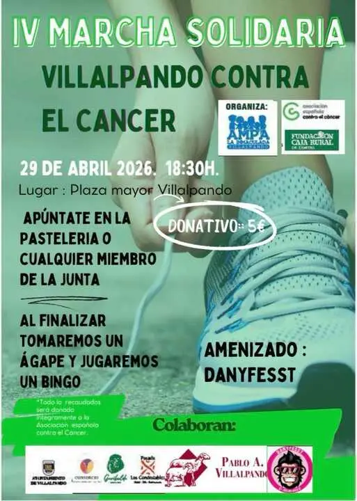 IV Marcha contra el c&aacute;ncer Villalpando