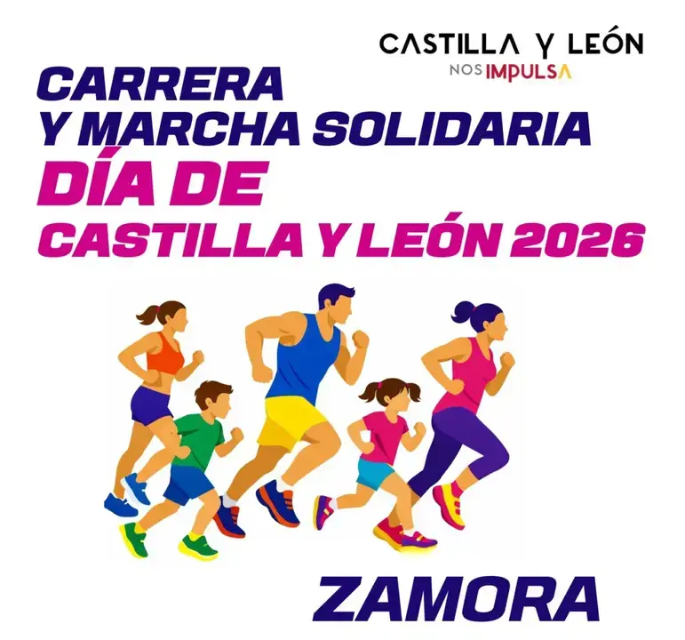 Carrera Solidaria D&iacute;a de  Castilla y Le&oacute;n Zamora