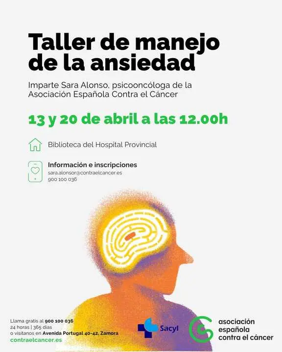 Taller manejo de la ansiedad AECC Zamora