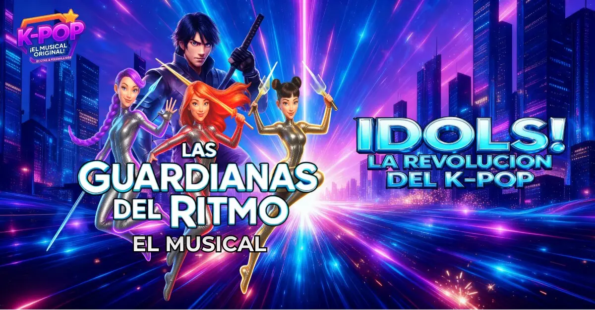 cartel  k-pop &ldquo;Las guardianas del ritmo&rdquo;