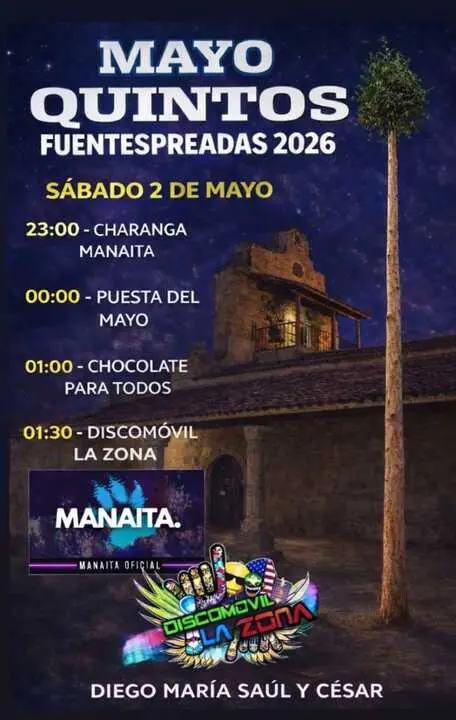 Quintos mayo Fuentespreadas