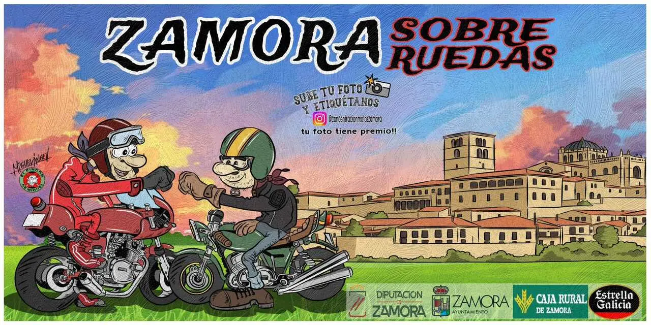 Cartel oficial Concentraci&oacute;n Zamora Sobre Ruedas
