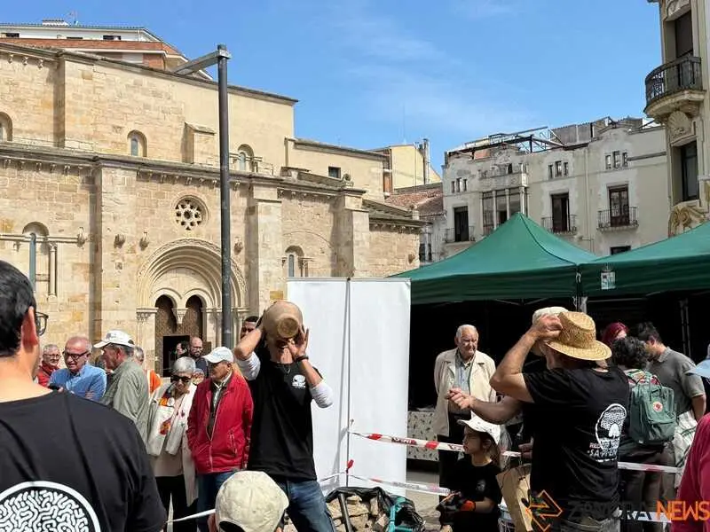 mercado ecol&oacute;gico y piedra de Sayago en Zamora _17