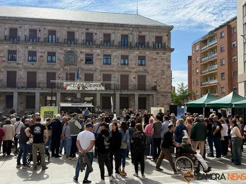 mercado ecol&oacute;gico y piedra de Sayago en Zamora _30