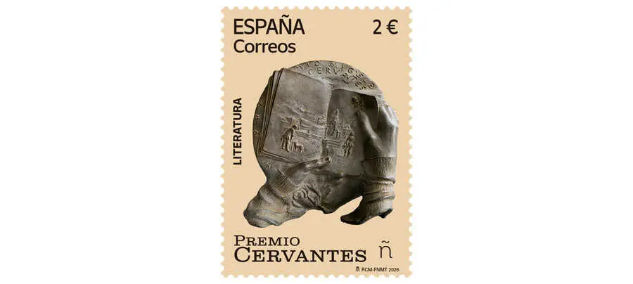 Sello Premio Cervantes