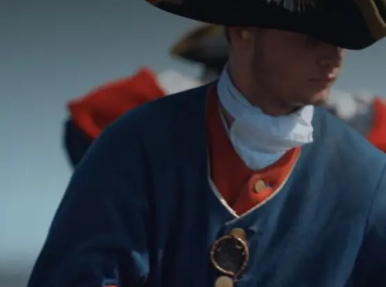 Soldado del ej&eacute;rcito americano en la recreaci&oacute;n del documental