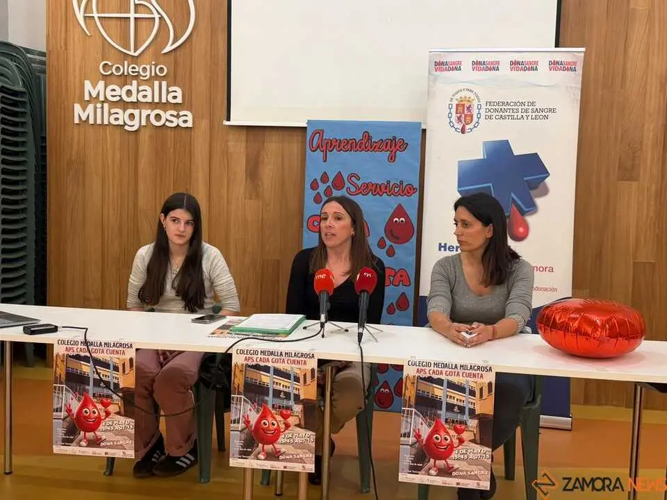 Cada Gota Cuenta Colegio Medalla Milagrosa Colecta de Donaci&oacute;n de Sangre 