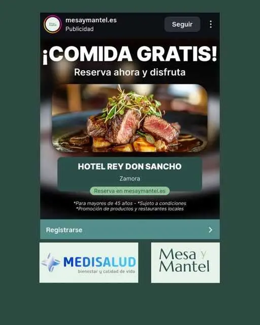 Cartel del anuncio de Mediasalud en el Rey Don Sancho
