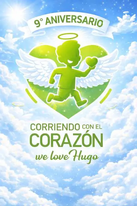 Corriendo con el coraz&oacute;n por hugo noveno aniversario