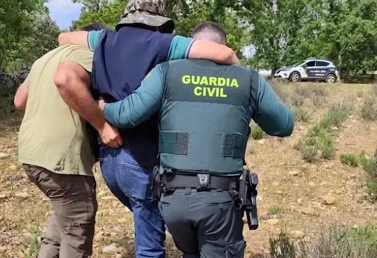 Guardia Civil auxilia a un peregrino