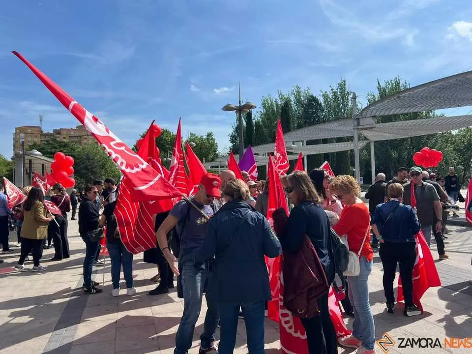 Manifestaci&oacute;n 1 de mayo en Zamora 