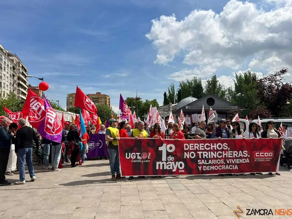 Manifestaci&oacute;n 1 de mayo en Zamora _9