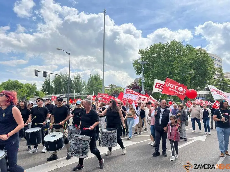 Manifestaci&oacute;n 1 de mayo en Zamora _23