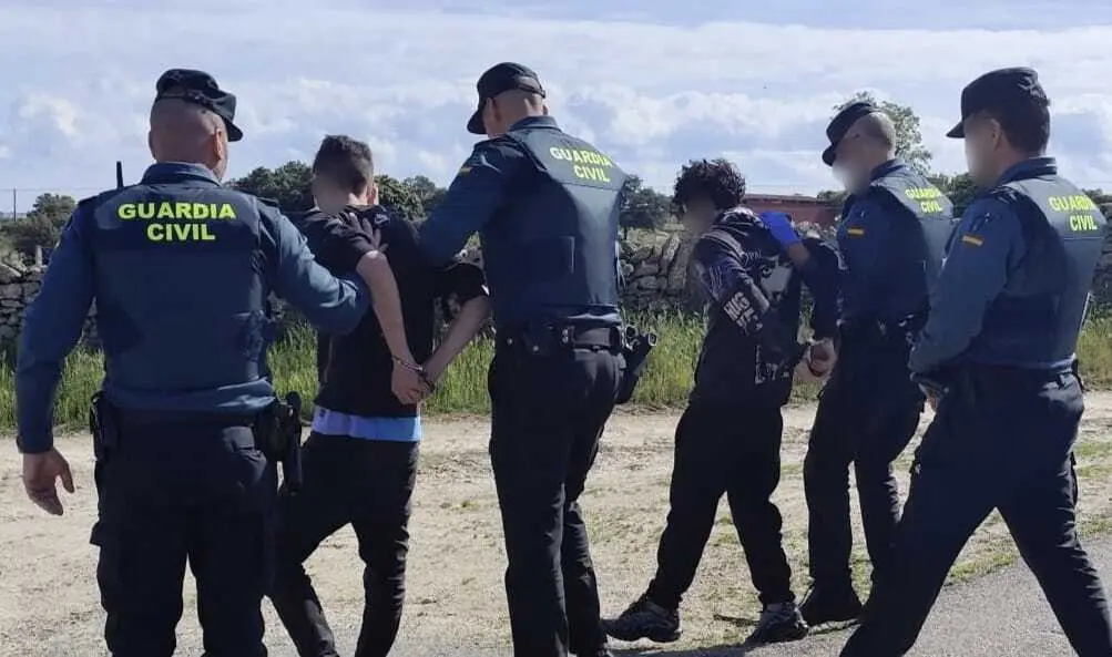 Dos personas detenidas en Almeida de Sayago