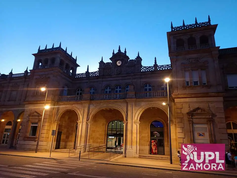 estaci&oacute;n de tren Zamora. IMAGEN UPL