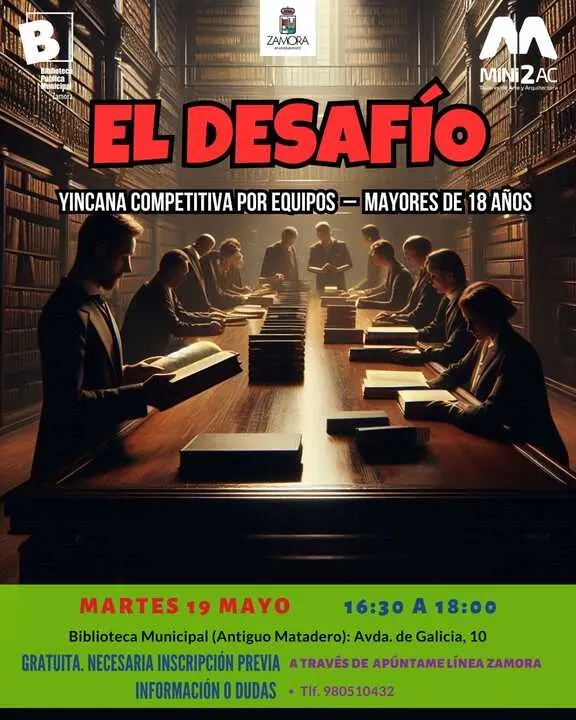 Cartel de El Desaf&iacute;o