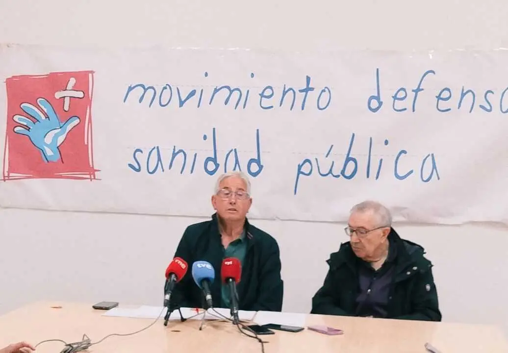 Jern&oacute;nimo Cantuche y Carlos Pedrero en rueda de prensa